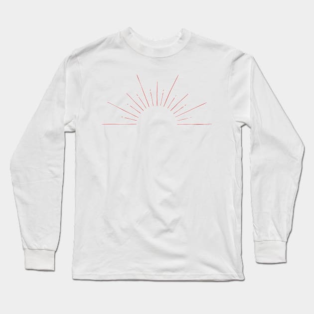 Sunny Day Long Sleeve T-Shirt by Mihadom